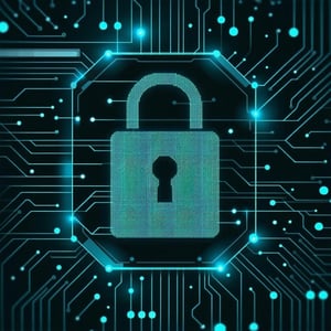 cybersecurity lock image